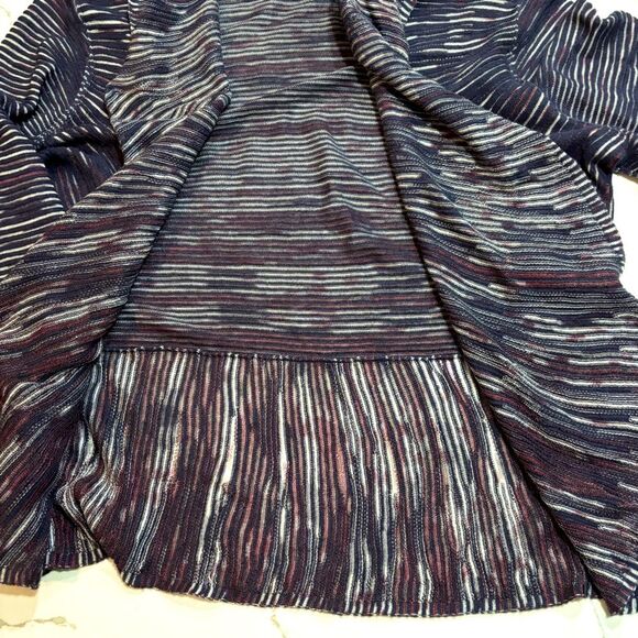 NIC+ZOE | Women’s Star Crossed Linen-Blend Ribbed Open Front Cardigan Sw… - Picture 5 of 13